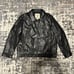 Route 66 Original Clothing Company Faux Leather Zip Up Jacket Black US Size XL