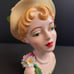 Heady Lady Limited Edition Colored Head Vase by Marie Osmond