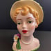 Heady Lady Limited Edition Colored Head Vase by Marie Osmond