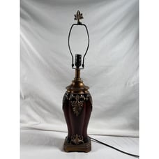 Tall Wine Red Vase Table Lamp 28 Tall #56