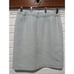 Grace Elements Women's Light Green Wool Tweed Velvet Trimmed Mini Skirt Size 8