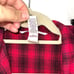 Victoria’s Secret Plaid Pajama Set Womens Size XS Button Front Elastic Waist Red