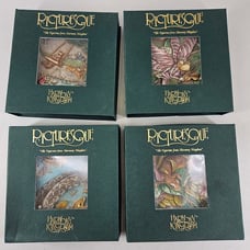 Lot of 4 Vintage Harmony Kingdom Byron's Secret Garden Collectible Tile New