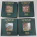 Lot of 4 Vintage Harmony Kingdom Byron's Secret Garden Collectible Tile New