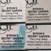 Lot of 4 Vintage Harmony Kingdom Byron's Secret Garden Collectible Tile New