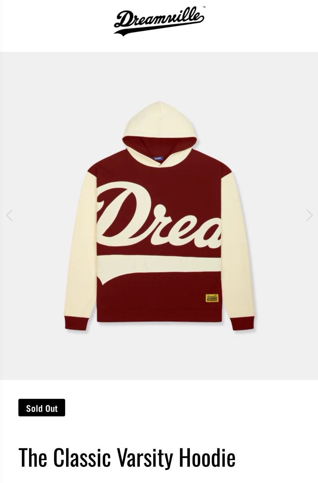Limited Edition Dreamville Varsity Hoodie