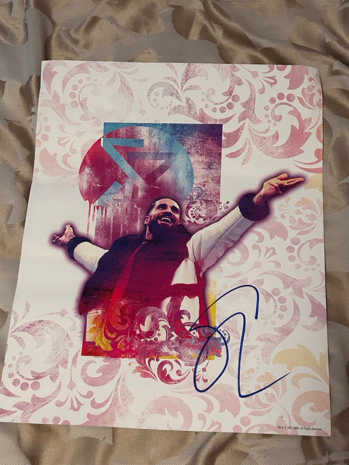 Wwe Seth Rollins Autograph