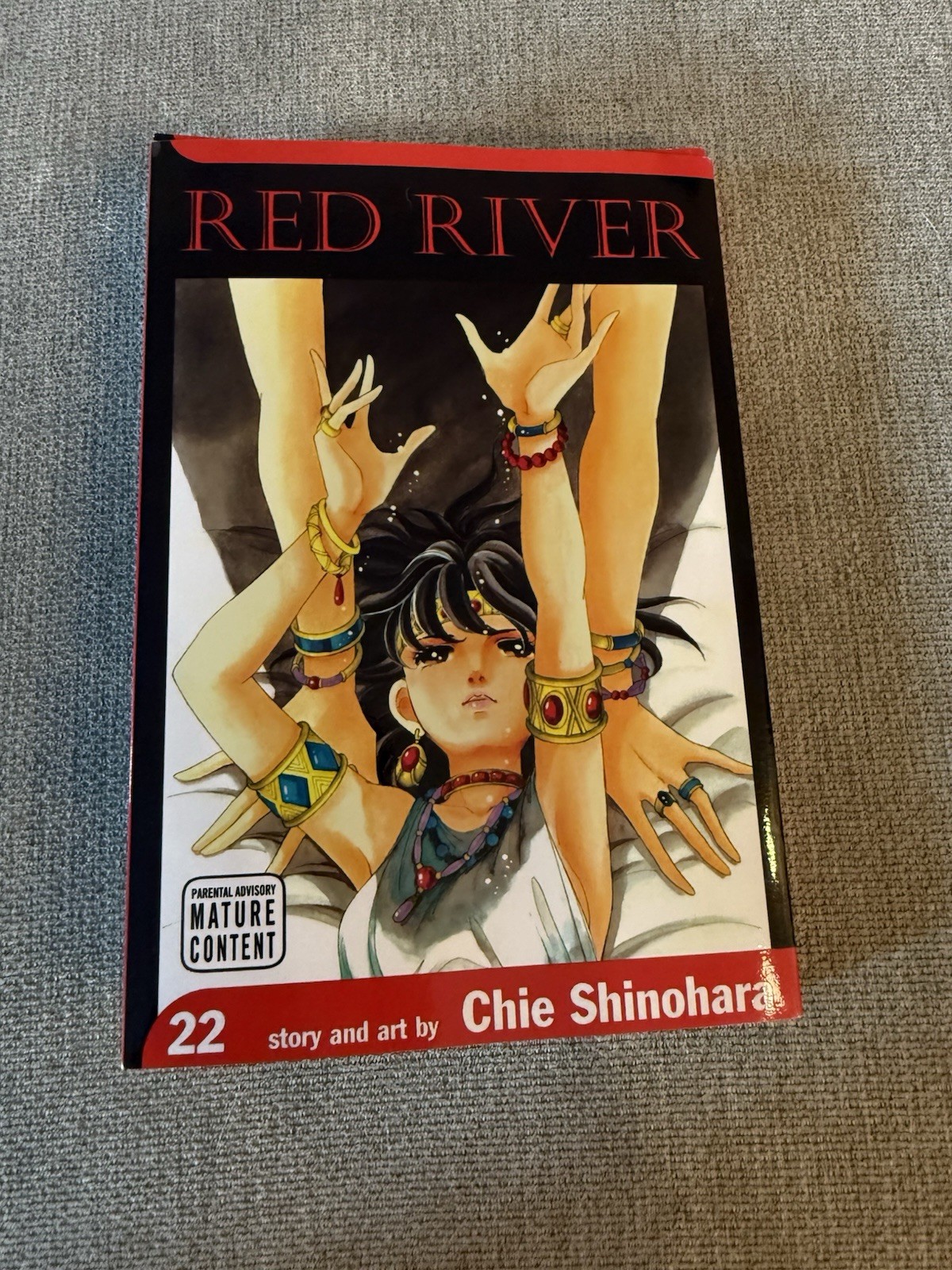 Red River Volume 22 English Manga Chie Shinohara Viz RARE OOP