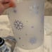 Snowflake snowman Bath Set, Blue and White