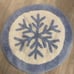 Snowflake snowman Bath Set, Blue and White