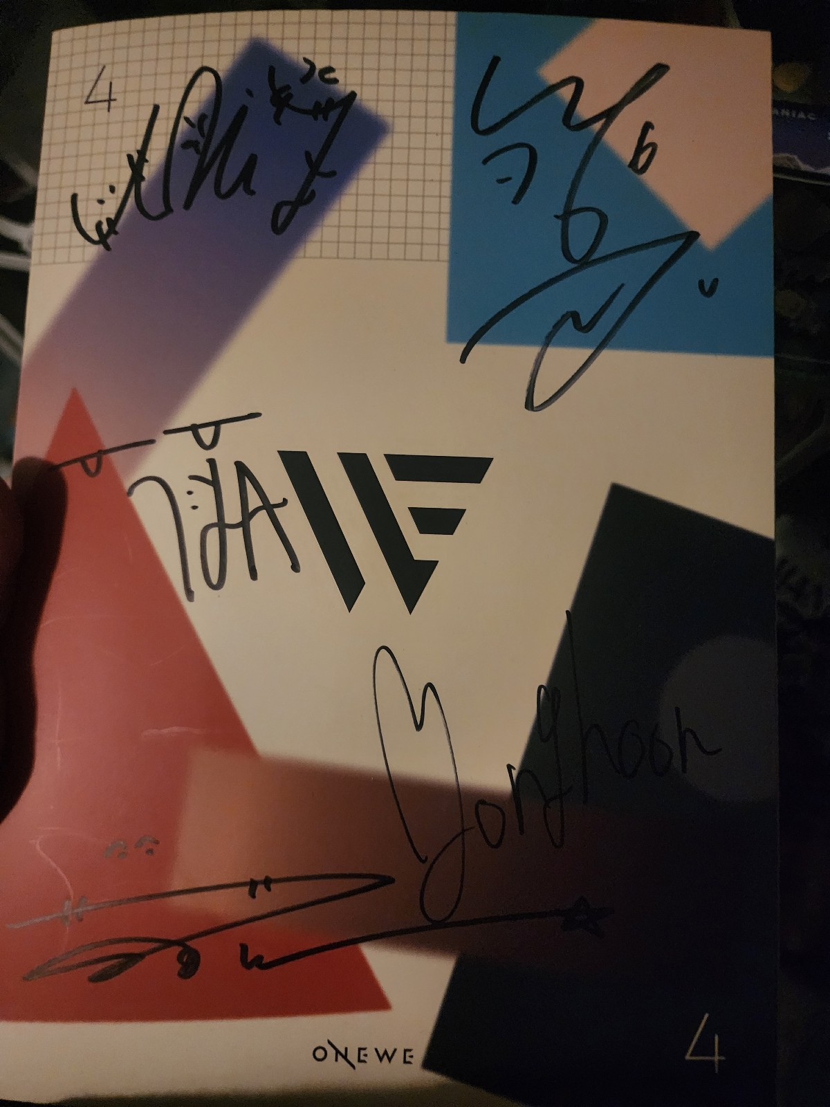 RARE Onewe One OT5 SIGNED Album