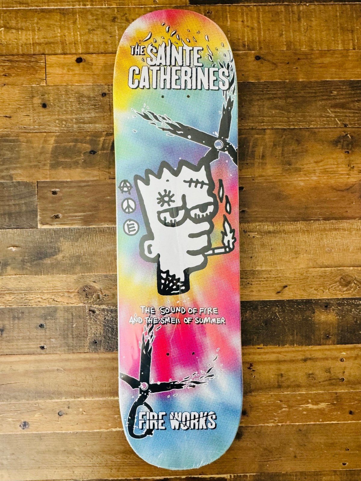 NEW The Sainte Catherines RARE punk rock skateboard deck nofx rancid misfits