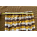 Vintage 60's-70s MCM Gold & Brown Plaid Twin 40 x 91 Bed Spread, 2 Curtain Set*