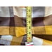Vintage 60's-70s MCM Gold & Brown Plaid Twin 40 x 91 Bed Spread, 2 Curtain Set*