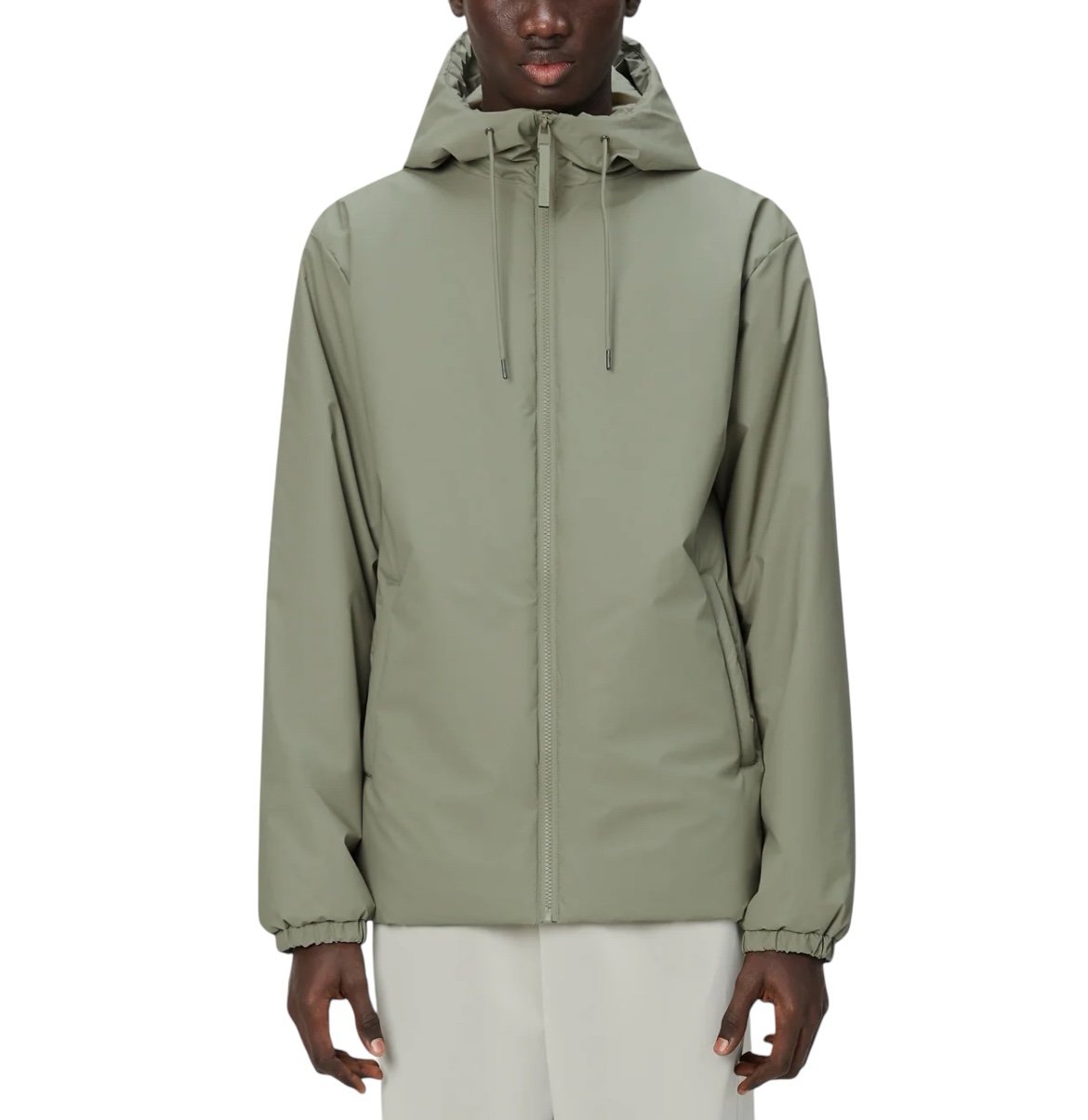 Rains New NWT Green Lohja Insulated Jacket Size Medium