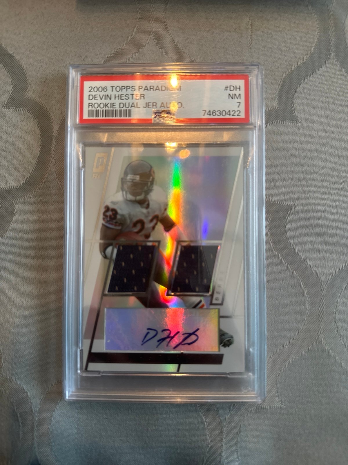 Topps Paradigm Rookie Dual Relic Autograph Devin Hester