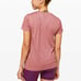Lululemon Breeze By Short Sleeve Sz 8 *Squad In Quicksand / Quicksand