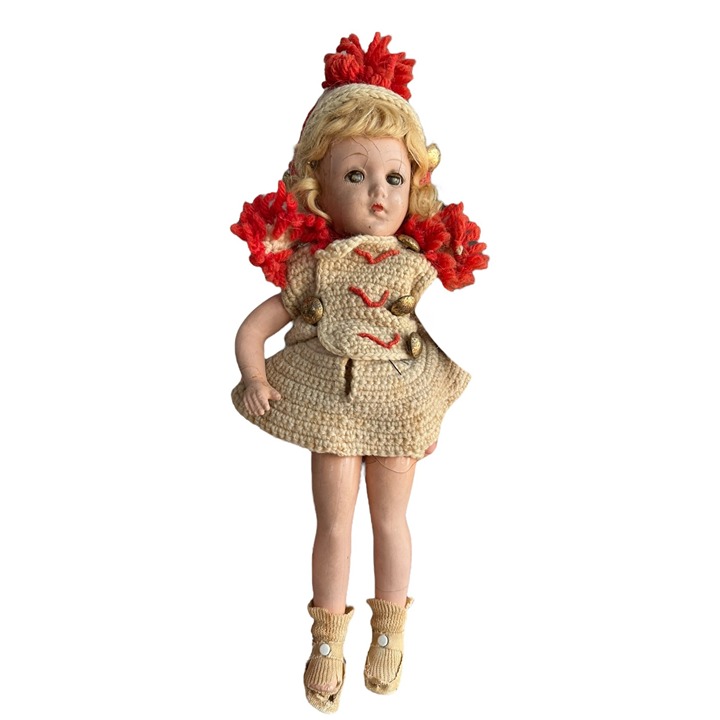 Gorgeous 1940s vintage composition Mary Hoyer Ideal Doll