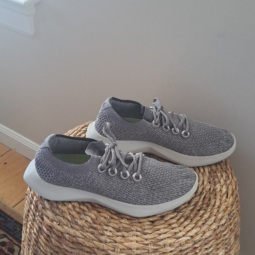 ALLBIRDS Mens Tree Dasher 2 Grey Knit Athletic/Athleisure/Walking Sneakers S-11