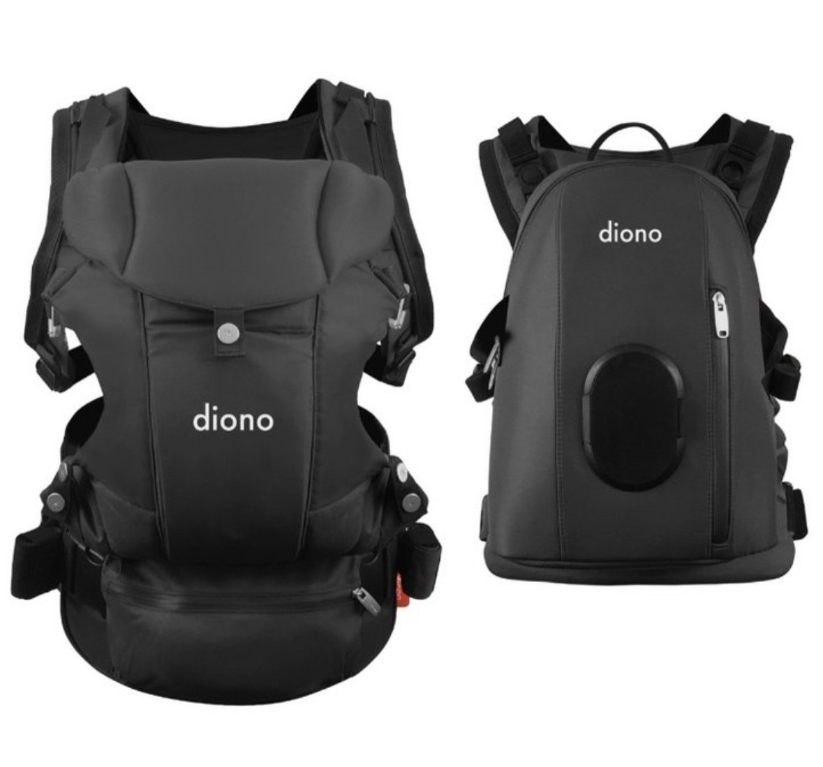 Diono carus 4-in-1 baby carrier in dark gray (latest model)