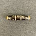 Ancient Energy Tibetan Old Agate Three Eyed Pattern Dzi Bead Authentic Amulet
