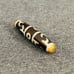 Ancient Energy Tibetan Old Agate Three Eyed Pattern Dzi Bead Authentic Amulet