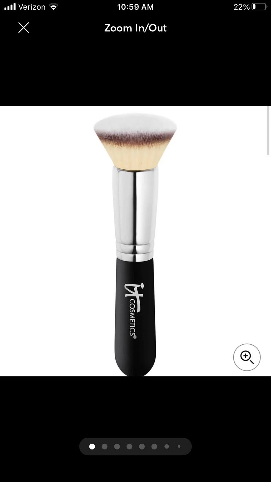 IT Cosmetics Heavenly luxe flat top buffing Foundation Brush No 6