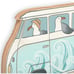 Seagulls On A Bus Retro Wood Wall Decor - Beachy Wall Art for Bedroom