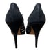 Valentino Black Suede Cutout Lace-Up Booties 40 10