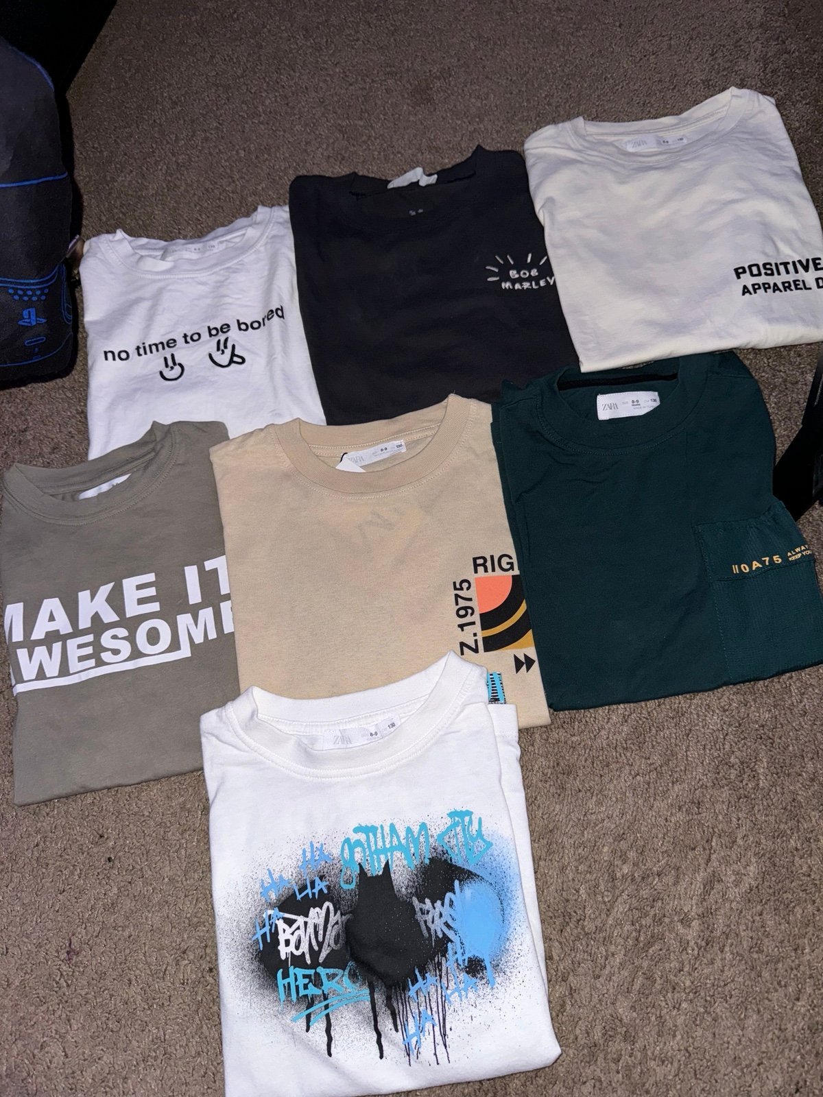 Boys Zara shirts
