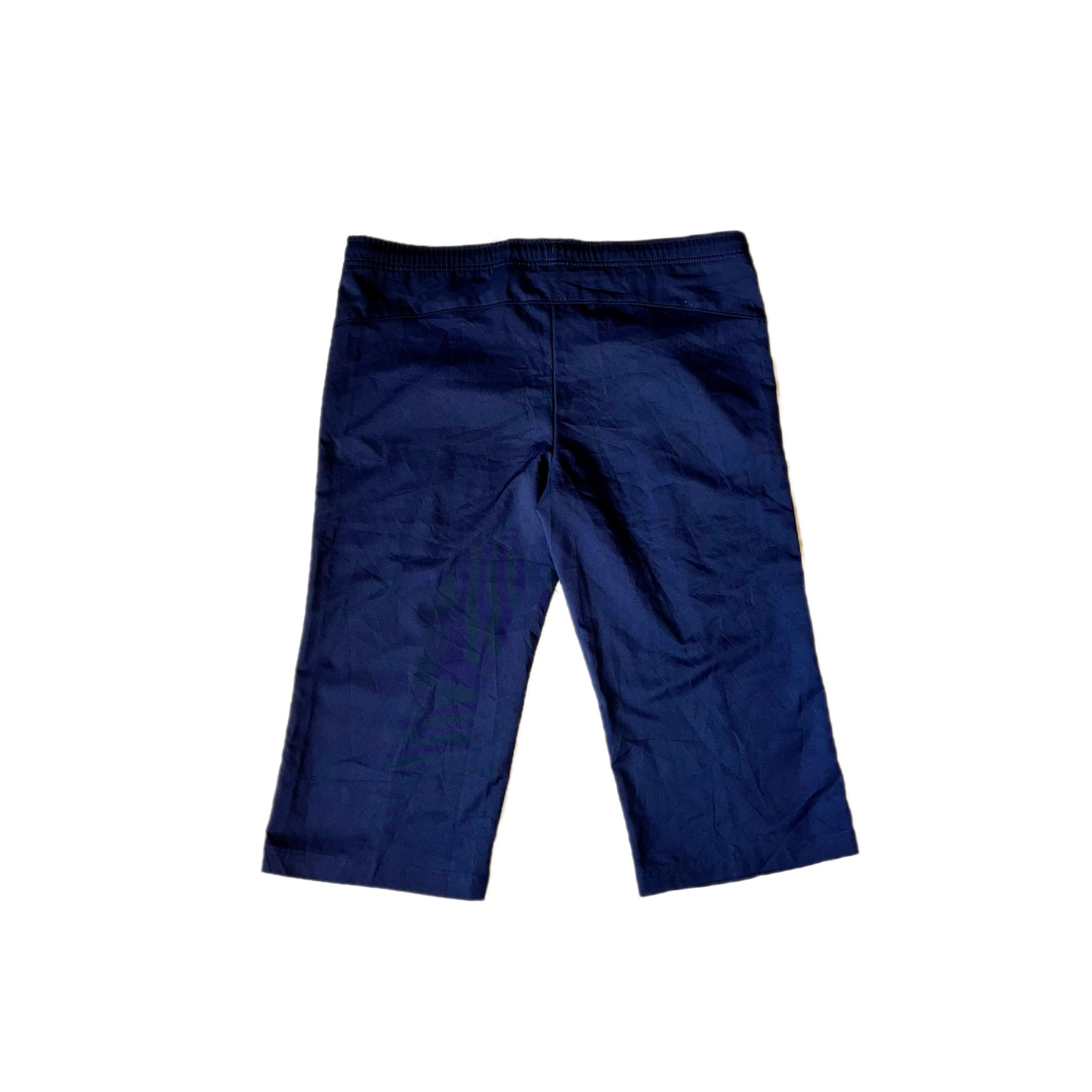 DRYFIT Women’s Knee Length Running Shorts SZ. L 21” Inseam Navy Blue - Nike