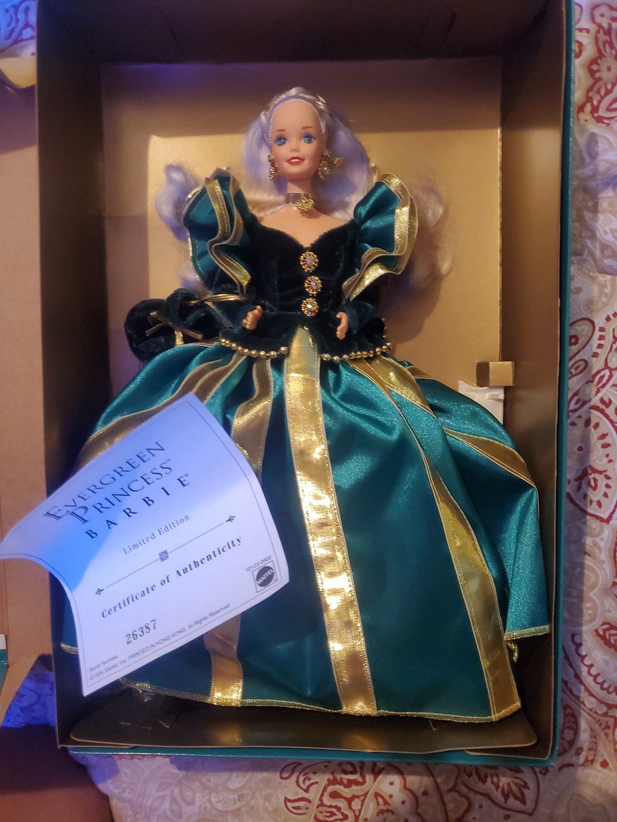 Evergreen Princess Barbie Limited Edition Winter Princess Collection