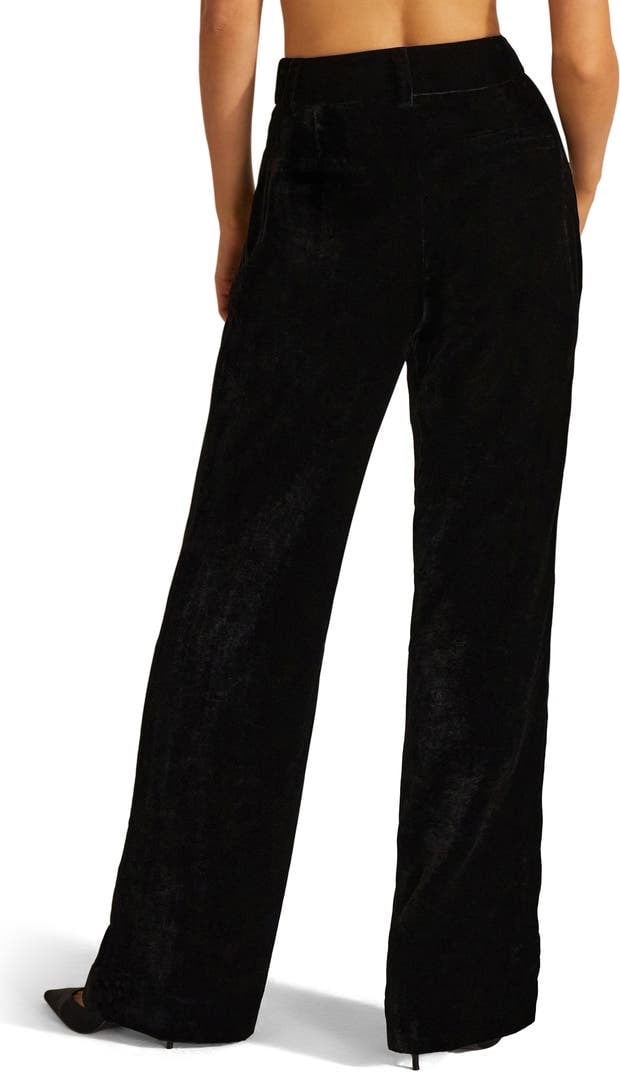 Favorite Daughter The Favorite Wide Leg Velvet Pants