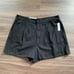 Sale! 158 Joie Women’s Cotton-Linen Pleated Short Black Color Size XL