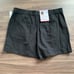 Sale! 158 Joie Women’s Cotton-Linen Pleated Short Black Color Size XL