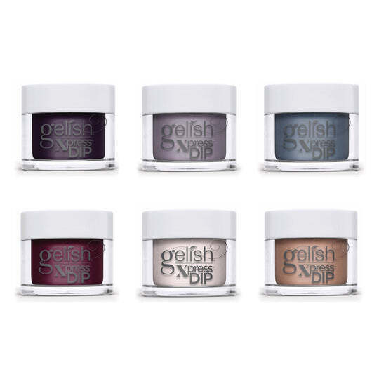 Gelish Xpress Dip Powder Fall 2022 Plaid Reputation Collection Set 6pcs