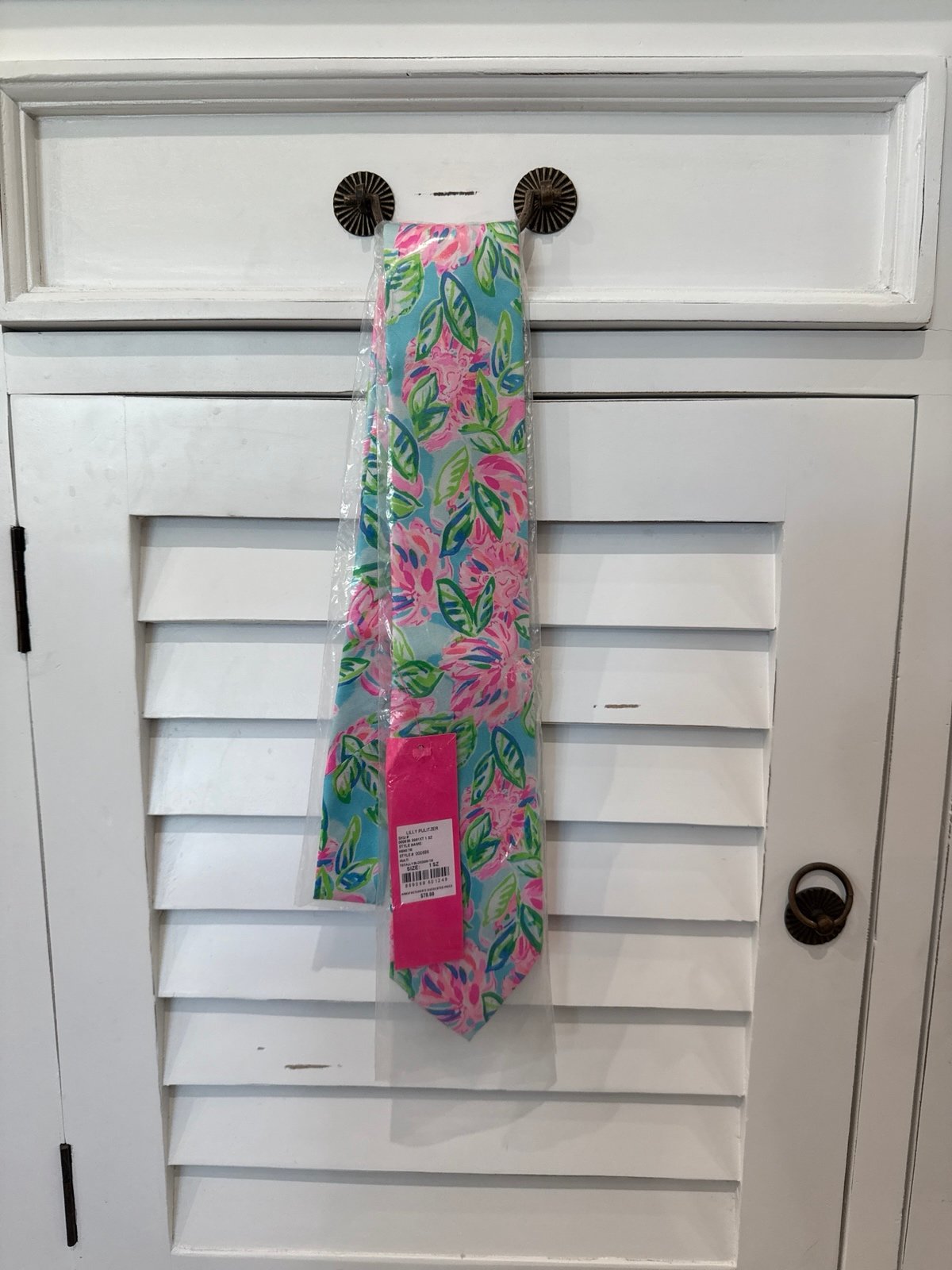 Lilly Pulitzer Men’s Silk Tie Totally Blossom Tie NWT