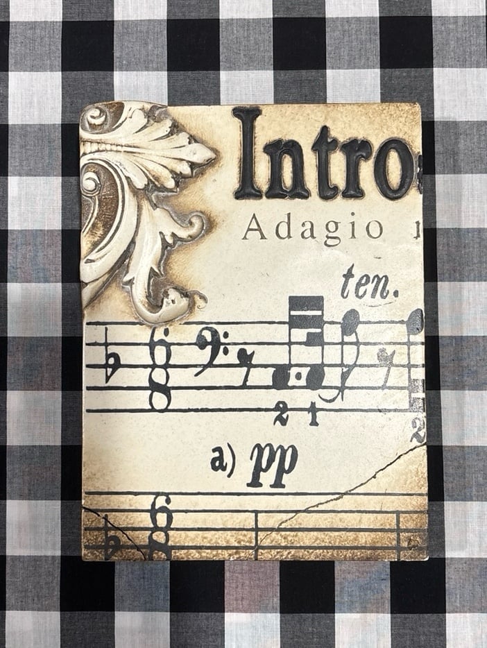 Sid Dickens 1998 Retired Musical Notation Wall Tile