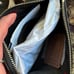 Authentic COACH pebbled leather zip top wristlet Wonder Woman