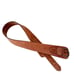 Linea Pelle Brown Leather Belt 46049 Brass Buckle Sz Medium