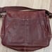 Fossil leather messenger bag