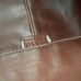 Fossil leather messenger bag