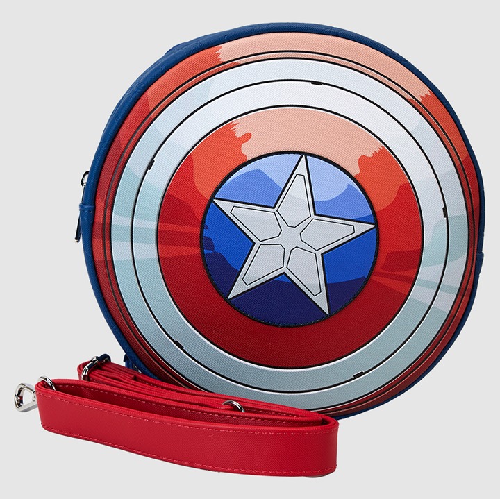 Captain America Brave New World Shield Crossbody Bag