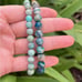 Elegant Chrysocolla Beaded Bracelet Set