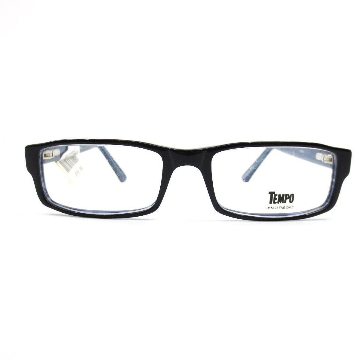 Tempo MP2004 NV Blue Mens Rectangle Full Rim Eyeglasses frame 51-17-140