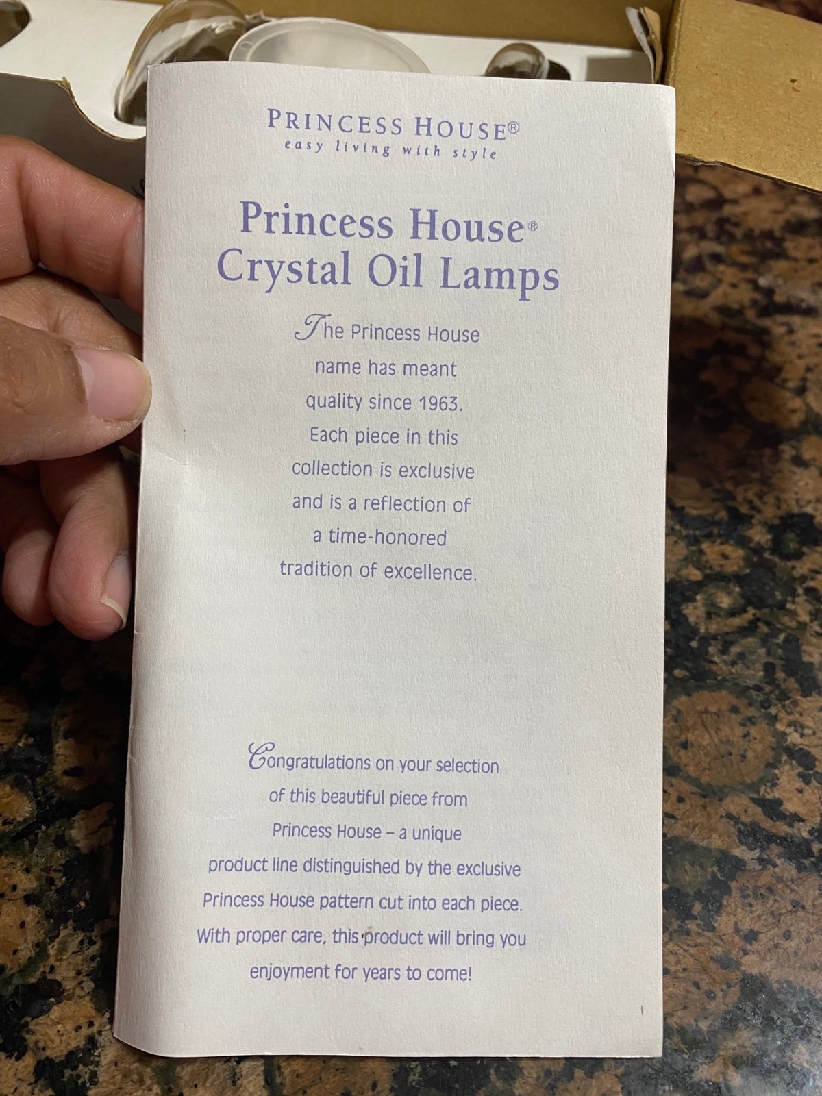 Princess house crystal oil lamps best sale
