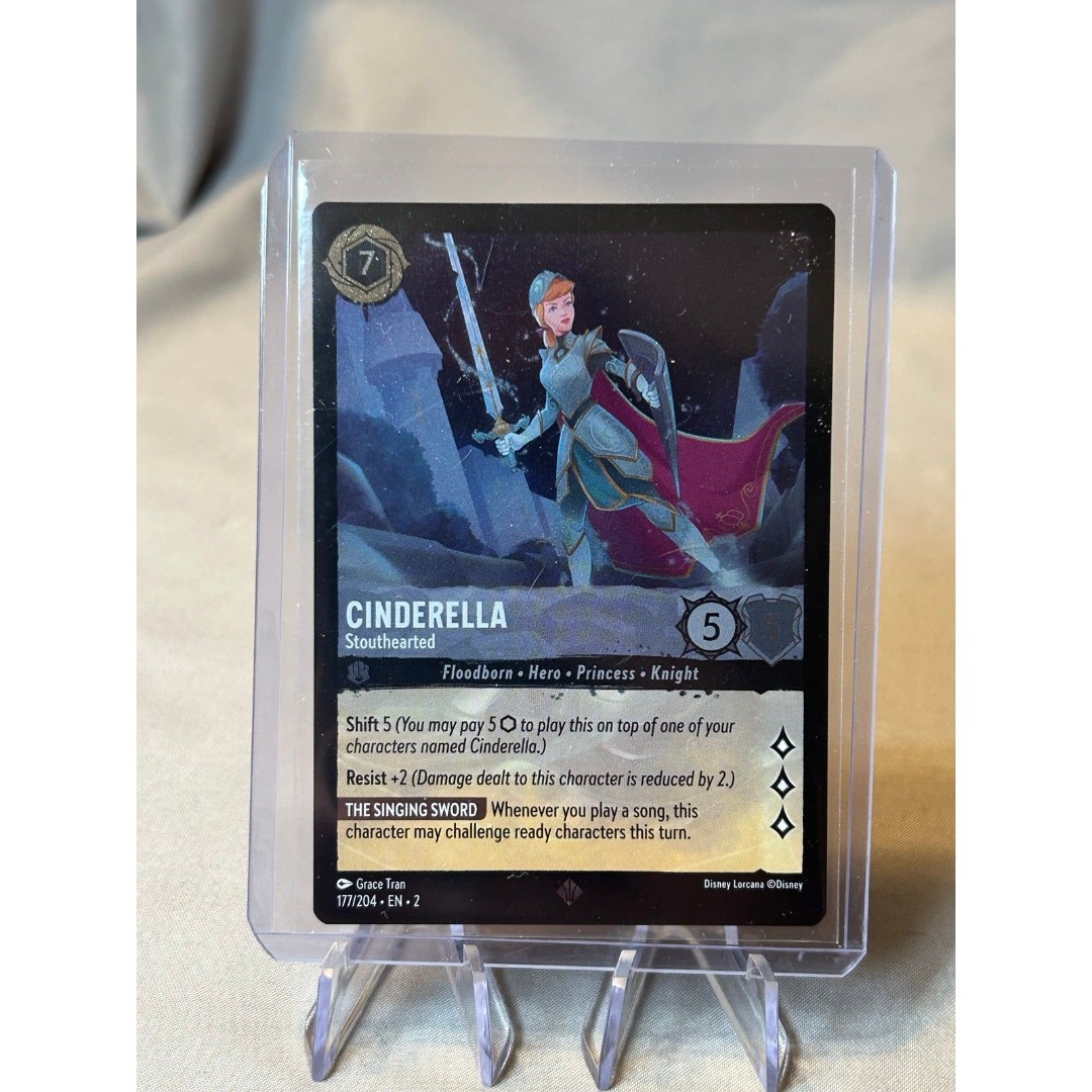 Cinderella Stouthearted Super Rare COLD FOIL Rise of the Floodborn 177/204