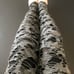 Gray Mummy Leg Warmers Bandage Knee Socks Zombie Costume Ripped Leg Wraps Covers