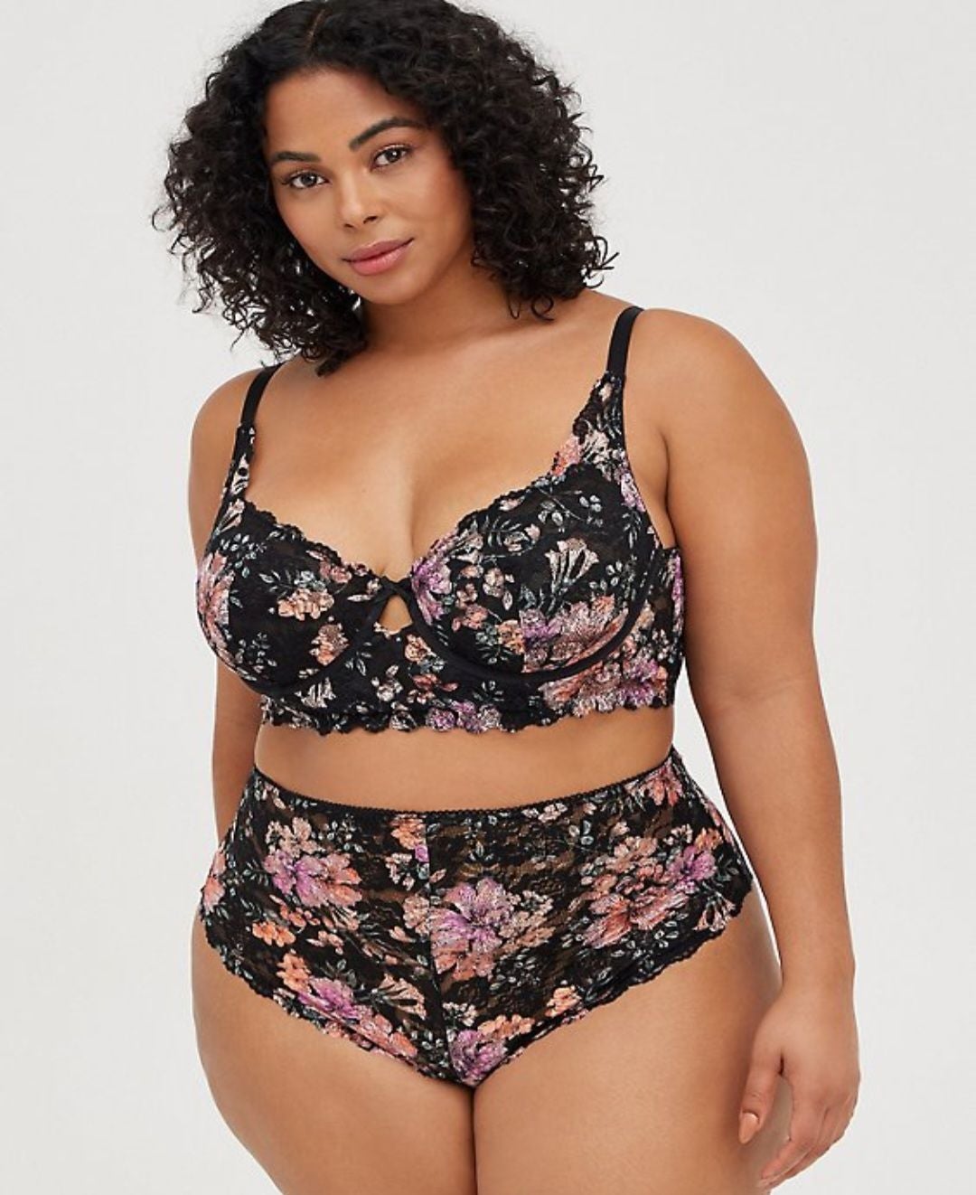 Torrid Floral Lace Set Size 3X