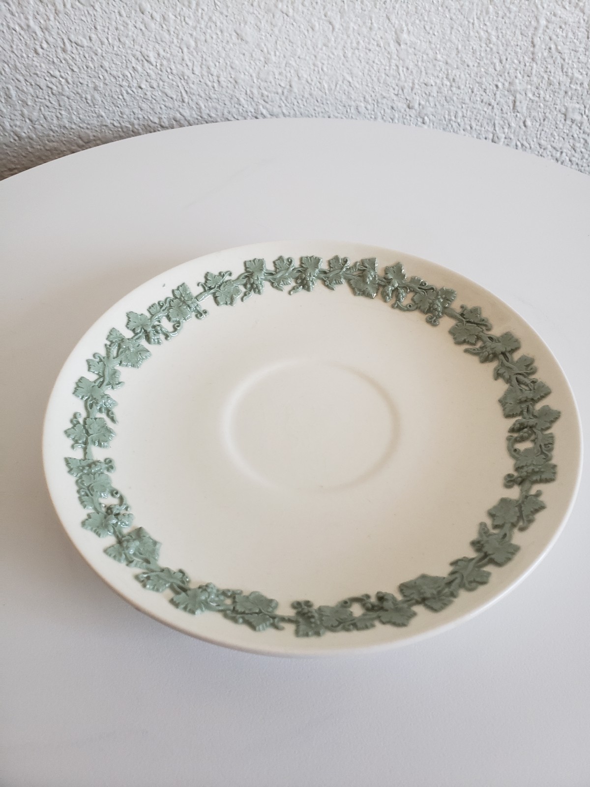 Wedgwood Queensware  Saucer Celdon Collection Plain Edges